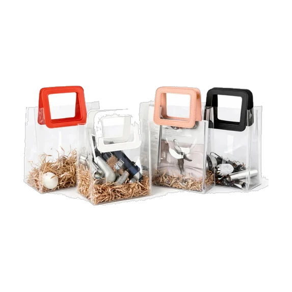 Clear Bag With Square Handle