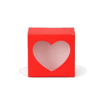Heart Box With PVC Window