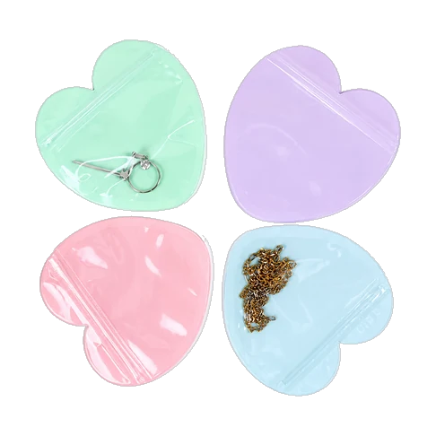Heart Zipper Bag