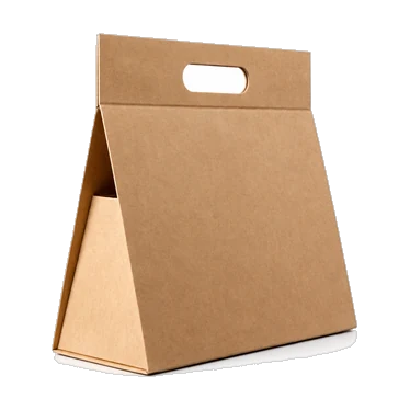 Holding Gift Box With Magnetic Handle