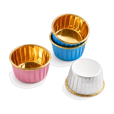 Mixed Color Foil Cake Cups