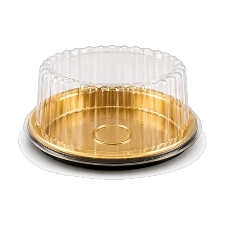 Round Gold Cake Base