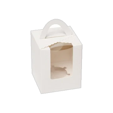 Single Cupcake Box With Handle