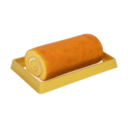 Swiss Roll Rectangle Plastic Box